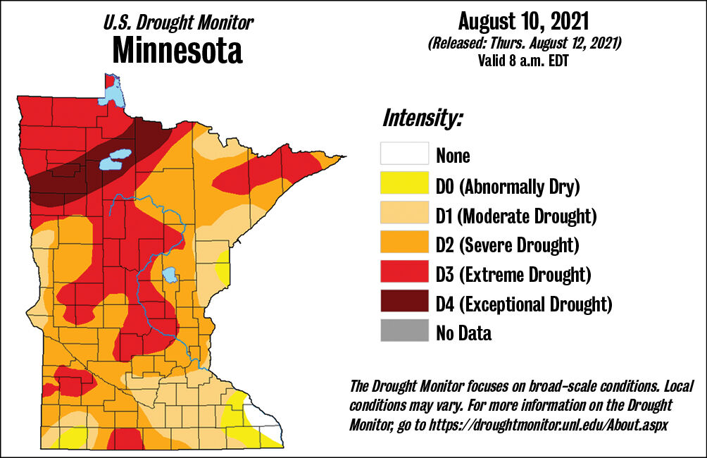 drought map Web